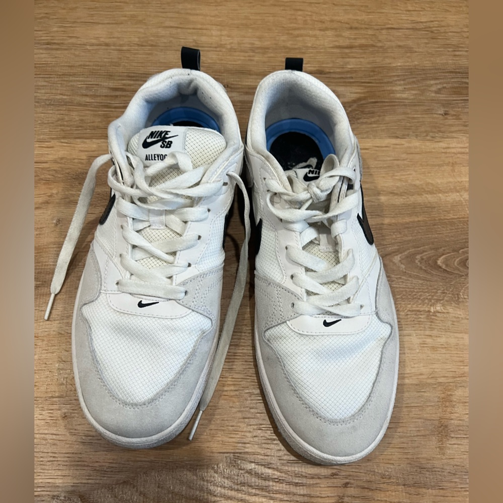 Nike White and Gray Athletic Shoes